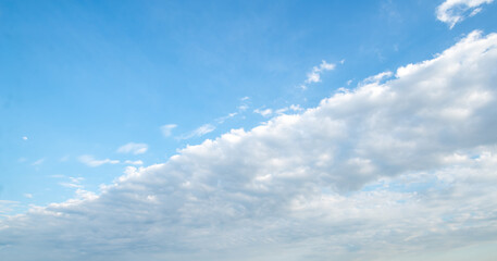 blue sky with clouds