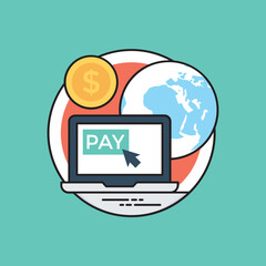 
Internet banking via laptop, smartphone and credit card 
