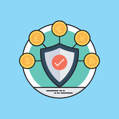 Reversible arrows with euro symbol revolving around dollar symbol depicting currency exchange 