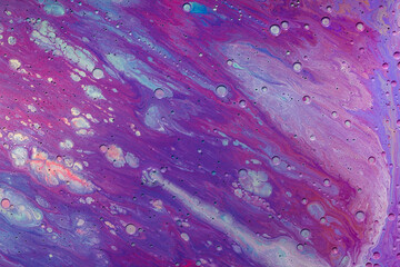 Abstract Purple Acrylic pour Liquid marble surfaces Design.