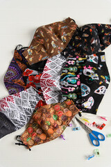 handmade cotton masks