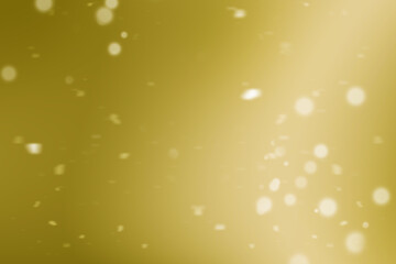 Goldener Weihnachtshintergrund mit Schneeflocken