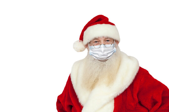 Weihnachtsmann mit Mundschutz