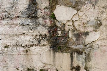 Abstract colorful cement wall texture and background with cracks