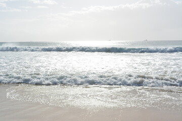 waves on the beach