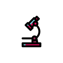 Microscope for Research in Laboratory University Education Icon
