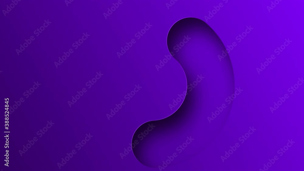 Poster abstract animation of circular lines. trendy style