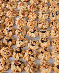 Weihnachtsplätzchen backen in der Vorweihnachtszeit