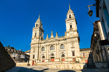 Fototapeta na wymiar Cathedral of Lugo, Spain