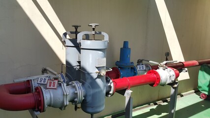 valve in the factory