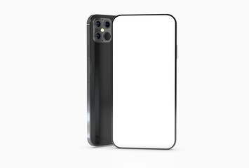 digital smartphone device mobile phone 3d isolated