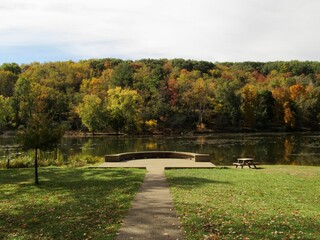 Fishing Pier at the park 