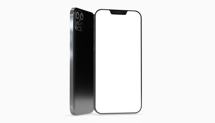 digital smartphone device mobile phone 3d isolated