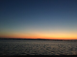 Fototapeta premium sunset over the sea