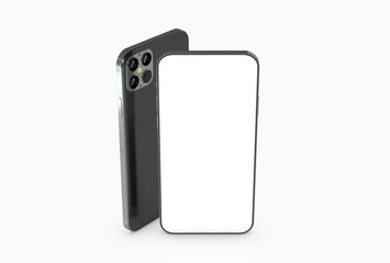 digital smartphone device mobile phone 3d isolated