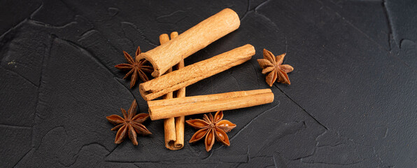 cinnamon sticks and spices