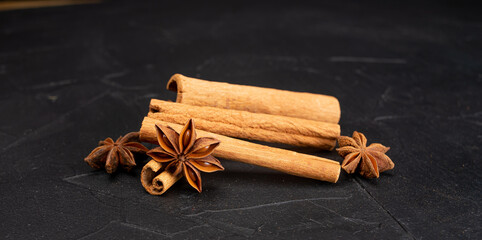cinnamon sticks and spices