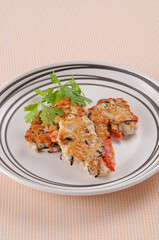 鶏ミンチとひじき炒め