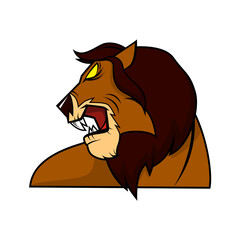Vector logo, badge, symbol, icon template design Tiger Theme
