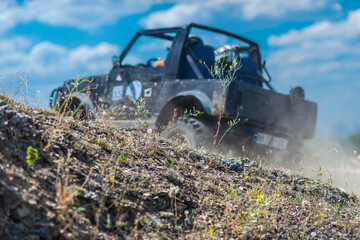 Summer UTV, ATV & offroad dusty driving