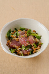 まぐろの納豆ドレッシング