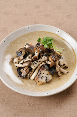 きのこごま炒め