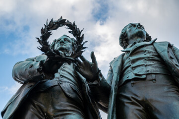 Goethe-Schiller-Denkmal in Weimar