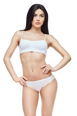 Fototapeta premium Fitness young woman with a beautiful body