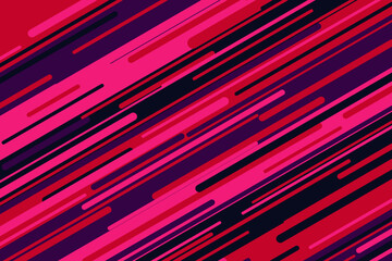 Geometric colorful abstract pink, violet and purple colors lined vector background. Funky diagonal vector pattern, hipster style repeat lines layer with multicolored paint brush patterns  