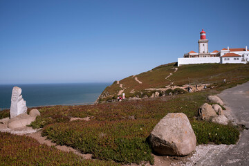 Fototapeta na wymiar Cabo da Roca lighthouse