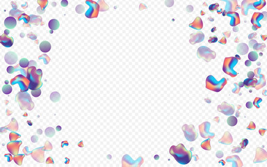 Holographic Elements Geometric Vector Transparent 
