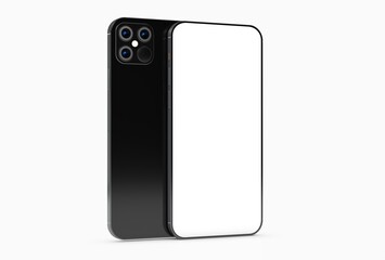 digital smartphone device mobile phone 3d isolated