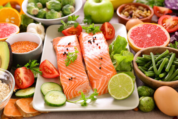 health food selection