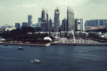 Obraz na płótnie Canvas シンガポール・セントーサ島の風景（リゾート地）