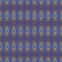 Decorative seamless pattern with beautiful flowers texture designs can be used for backgrounds, motifs, home textile, wallpapers, fabrics, gift wrapping, templates. Design Paper For Scrapbook. Vector.