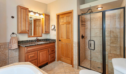 Where is the restroom? I need to go to the bathroom and wash my hands.