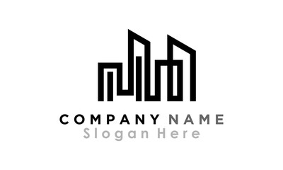 logo office building vector