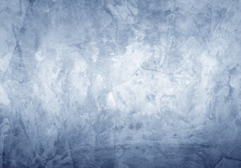 Abstract blue winter watercolor background