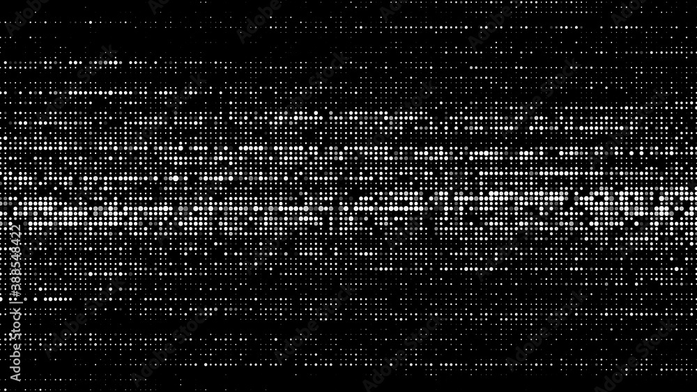 Aufkleber futuristic dots background. cyber background with particles different size. technology particles ill