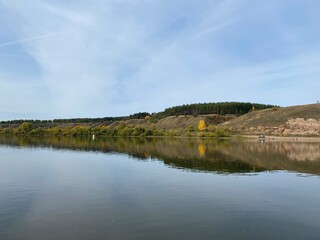 lake and sky