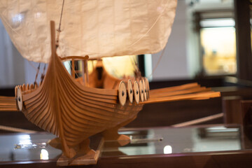 wooden model of an old ship © venerala