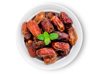 dried dates on a plate