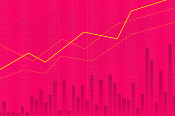 Naklejka premium Abstract infographics visualization