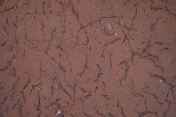 texture of clay wall texture with straw