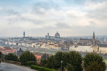 Florence's cathedral and roof skyline © Felix