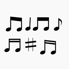 vector music note icon