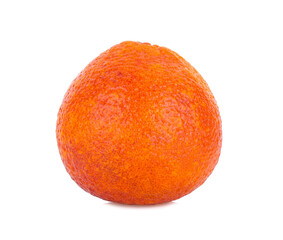 Blood orange isolated on white background