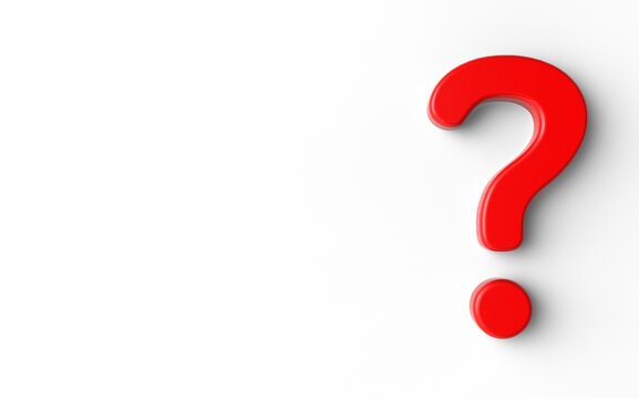 red question mark