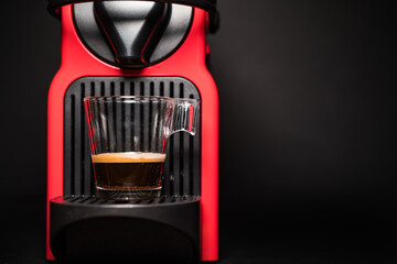 Abstract and conceptual of home coffee espresso machine.