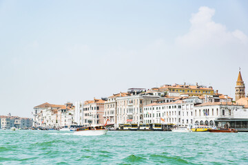 Fototapeta na wymiar Venice, Italy old buildings on the main canal